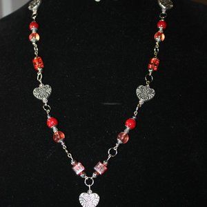 necklace with earrings